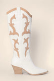 Adriana Beige Cowboy Boots FINAL SALE