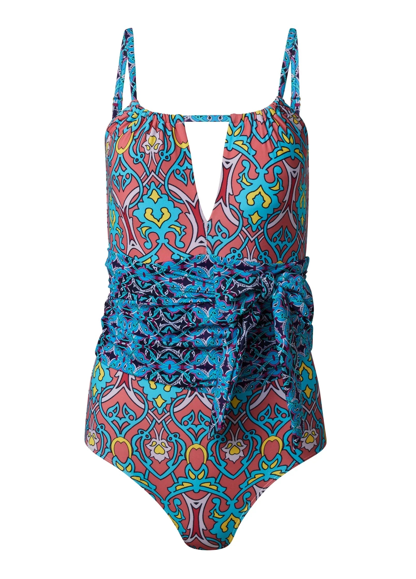 Belted One Piece Sea Escape