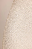 Embellished Square Neck Mini Dress in White