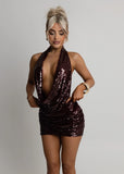 Silent Allure Cowl Neck Two Piece Wine