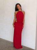 EVANNA MAXI DRESS RED