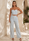 Simple Moments Two Piece Set Blue