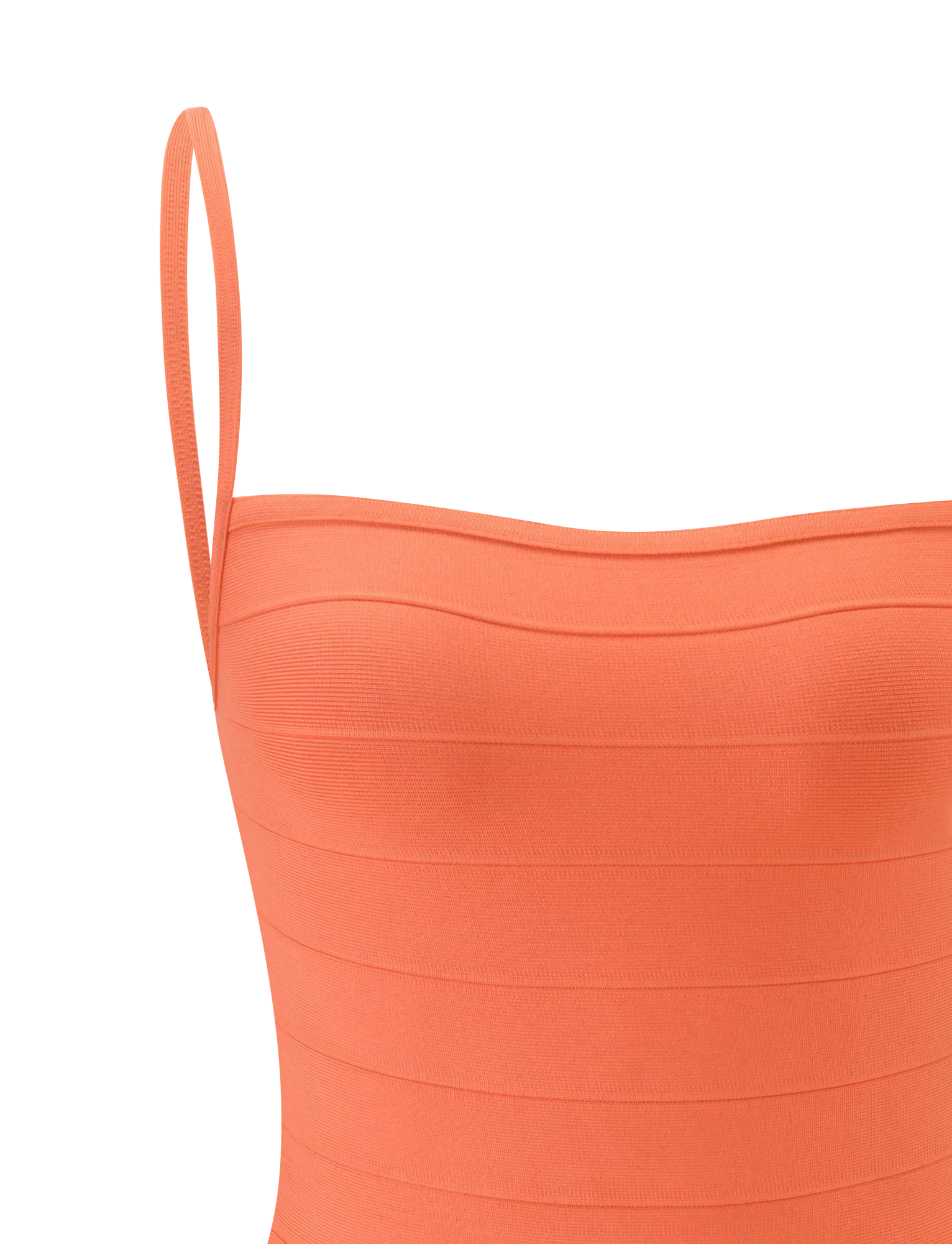 MIDORI BANDAGE DRESS CORAL