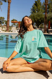 Lost In Paradise Mint Graphic Tee