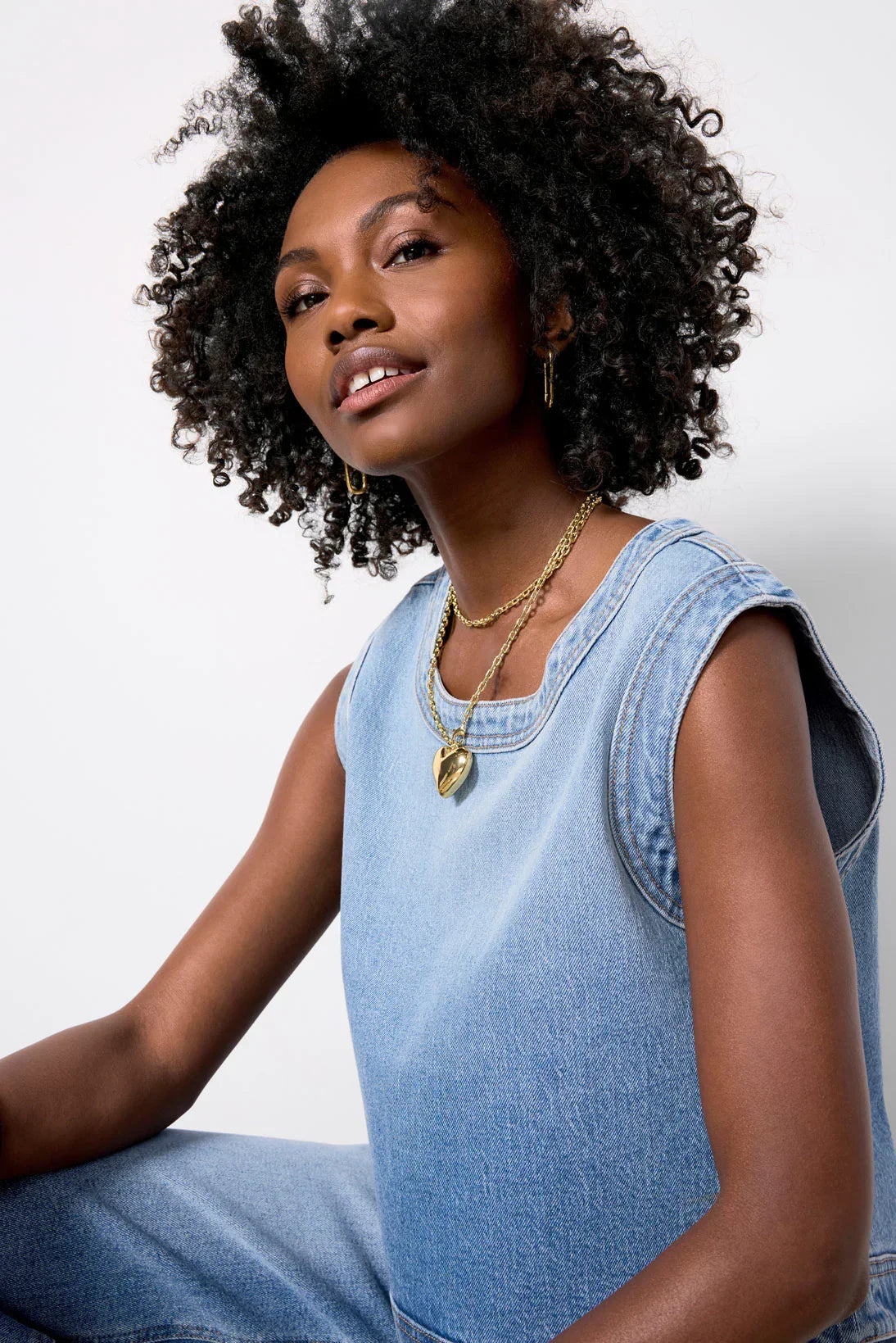 Lainey Denim Shell