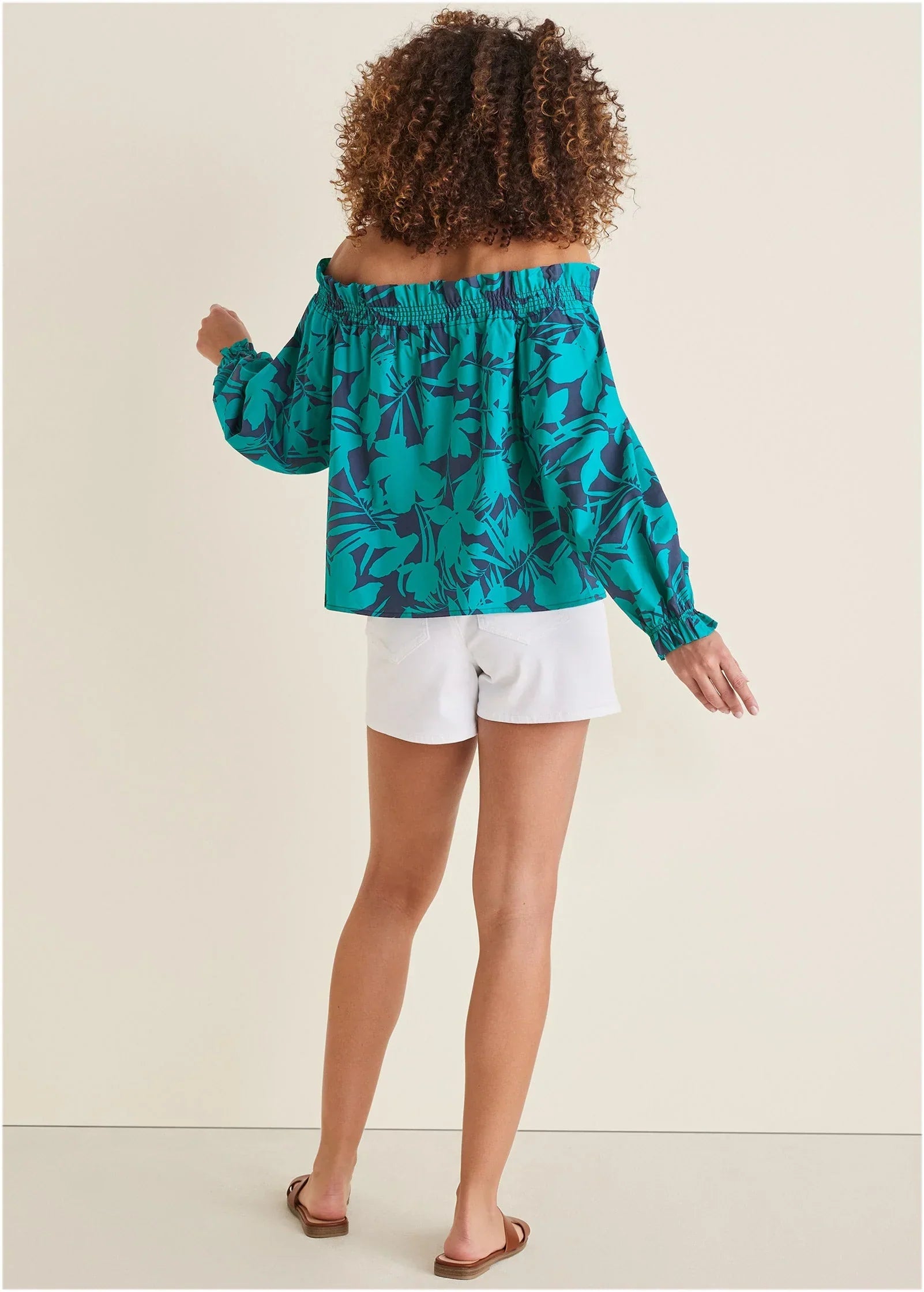 Off The Shoulder Top Cabana Nights
