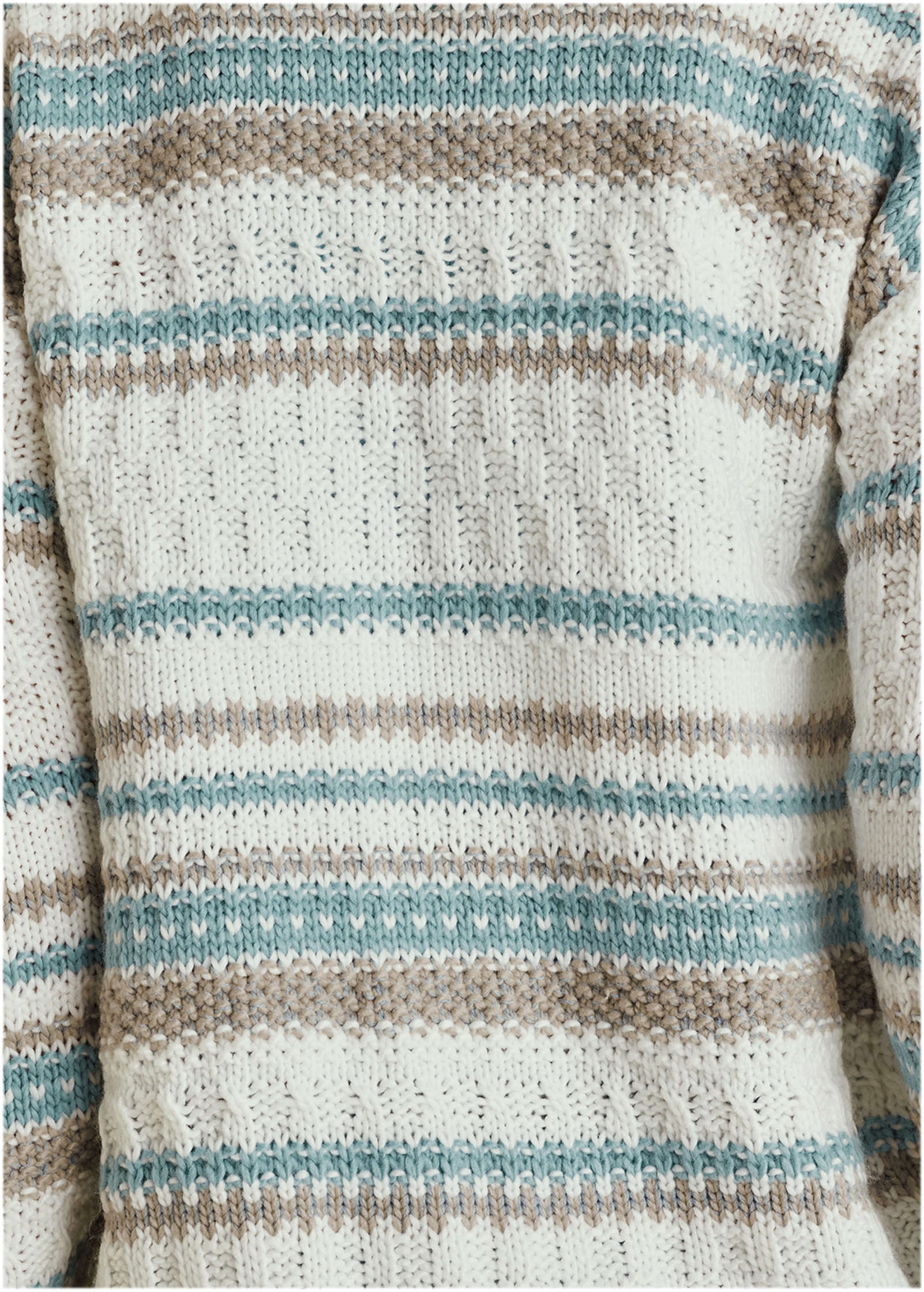 Stripe Cardigan Light Blue Stripes
