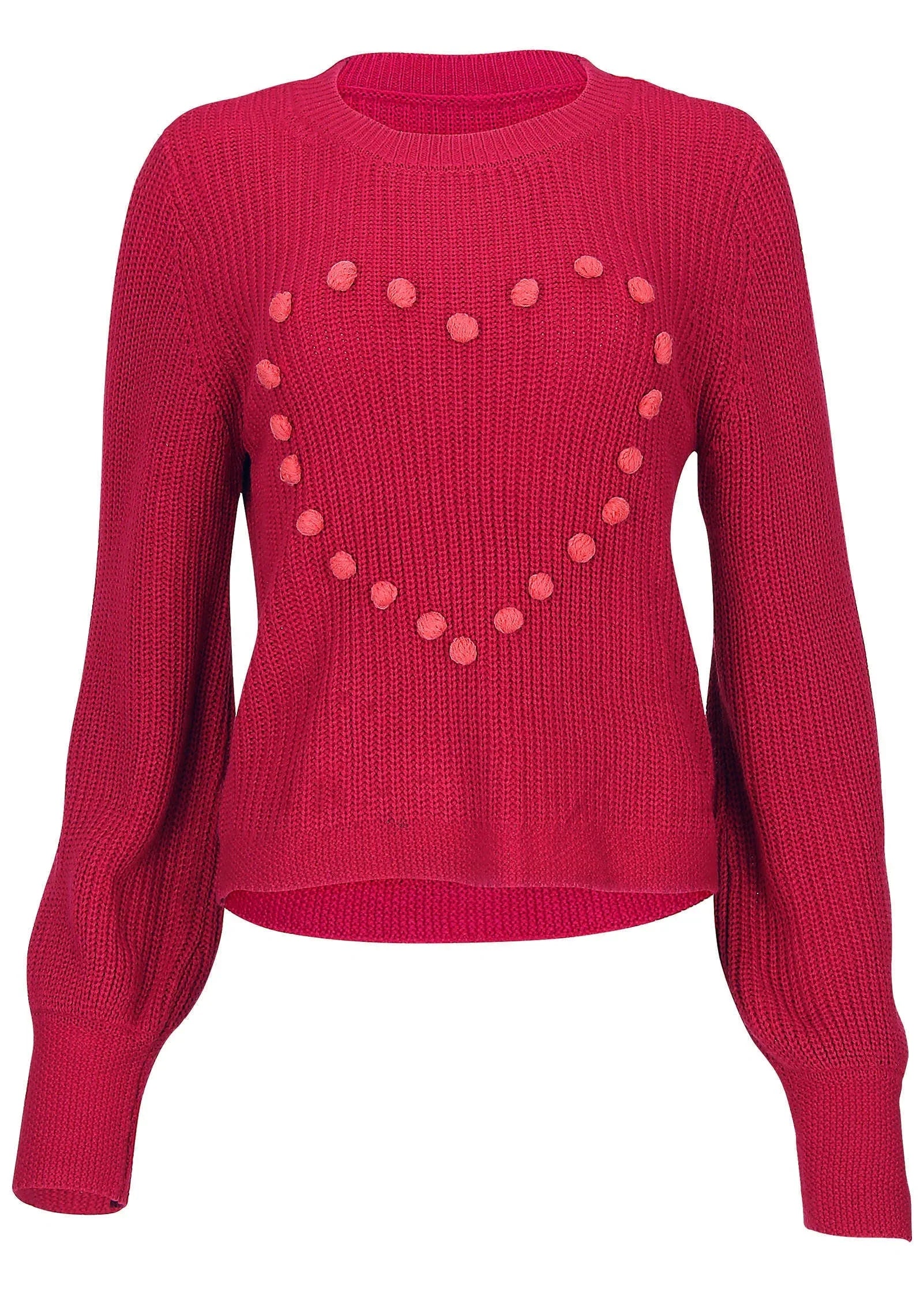 Heart Sweater Granita