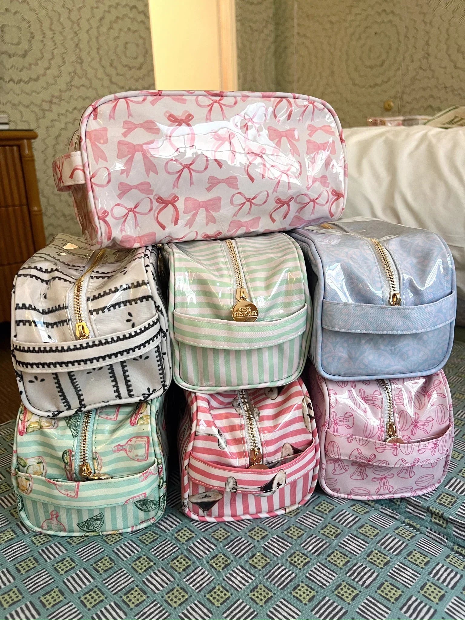 KenzKustomz Clear Coat Toiletry Dopp Kit