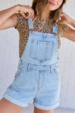 Tessa Light Wash Denim Overalls