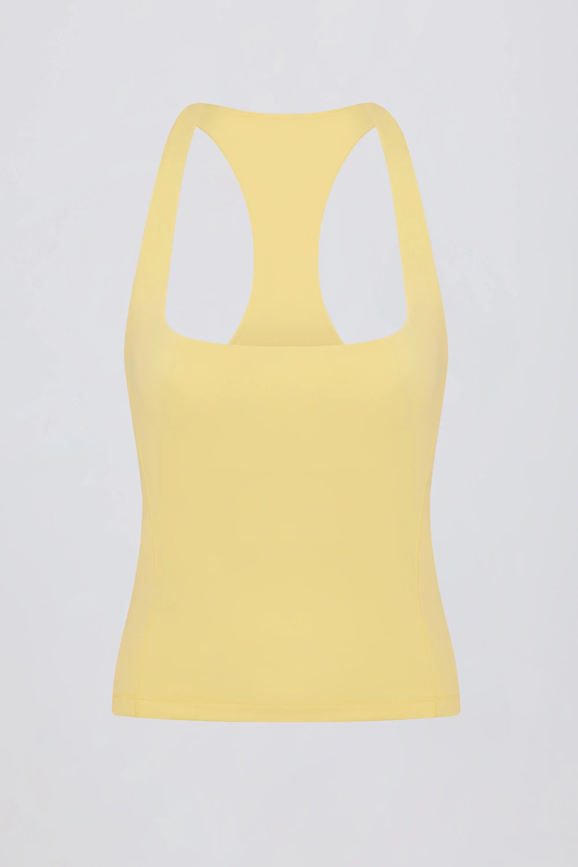 Soft Active Racerback Tank Top in Lemon