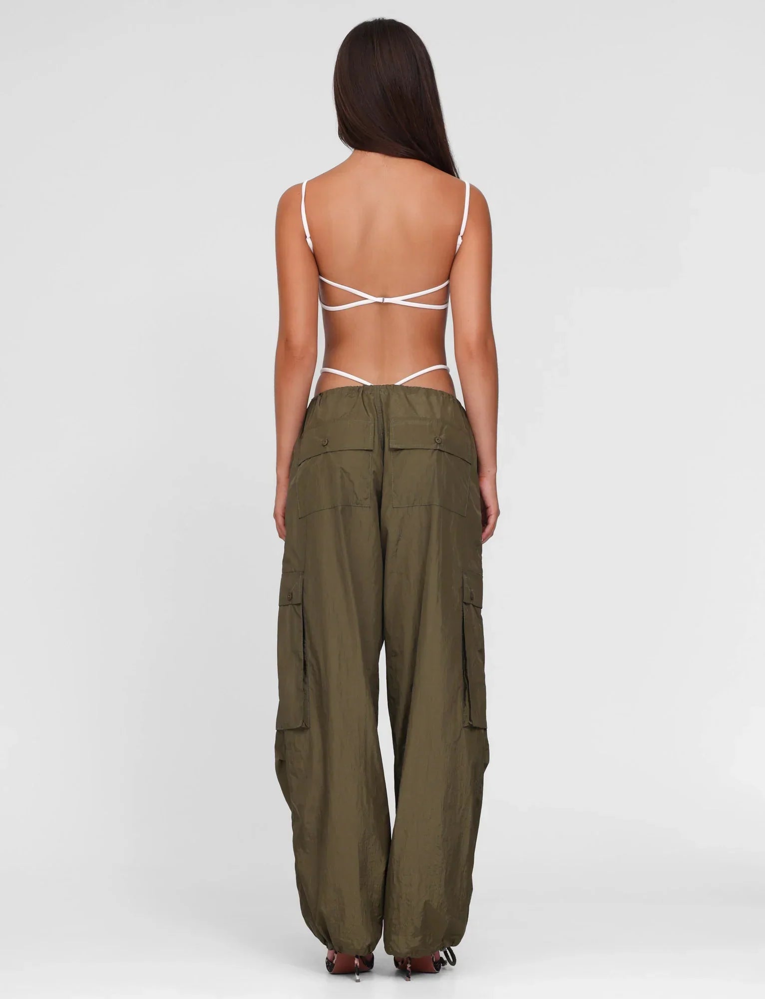 VIOLETTE PANT GREEN KHAKI GREEN