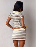 KAYDIN TOP CREAM STRIPE