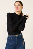Tibi Mock Neck Top