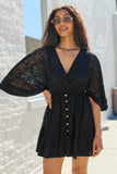 Riverly Black Lace Dress