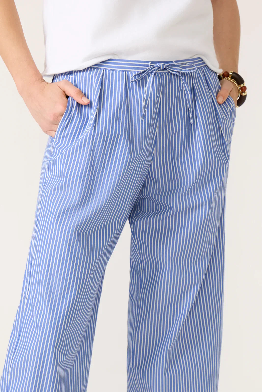 Anna Poplin Wide Leg Pant