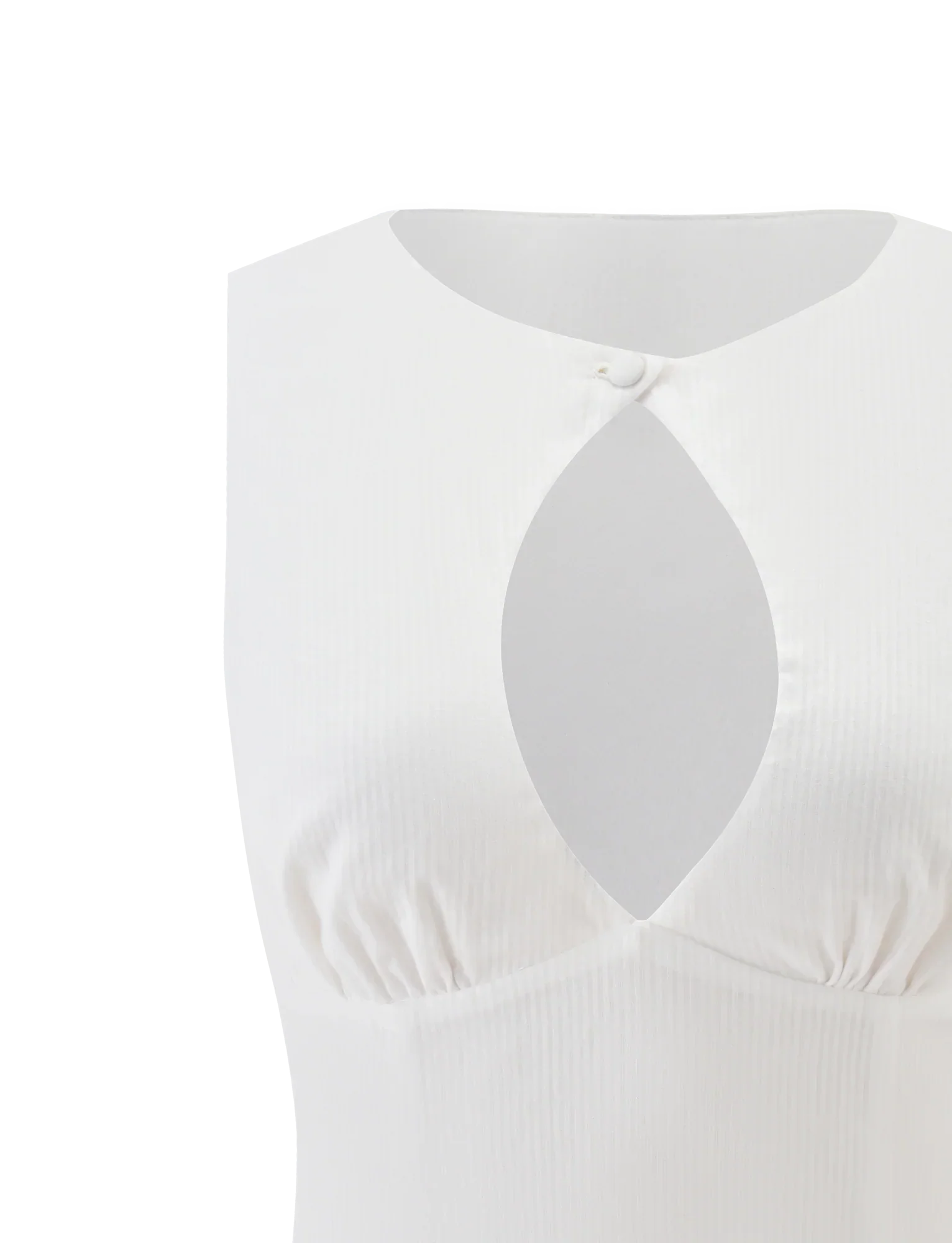 ANIYA KEYHOLE TOP WHITE