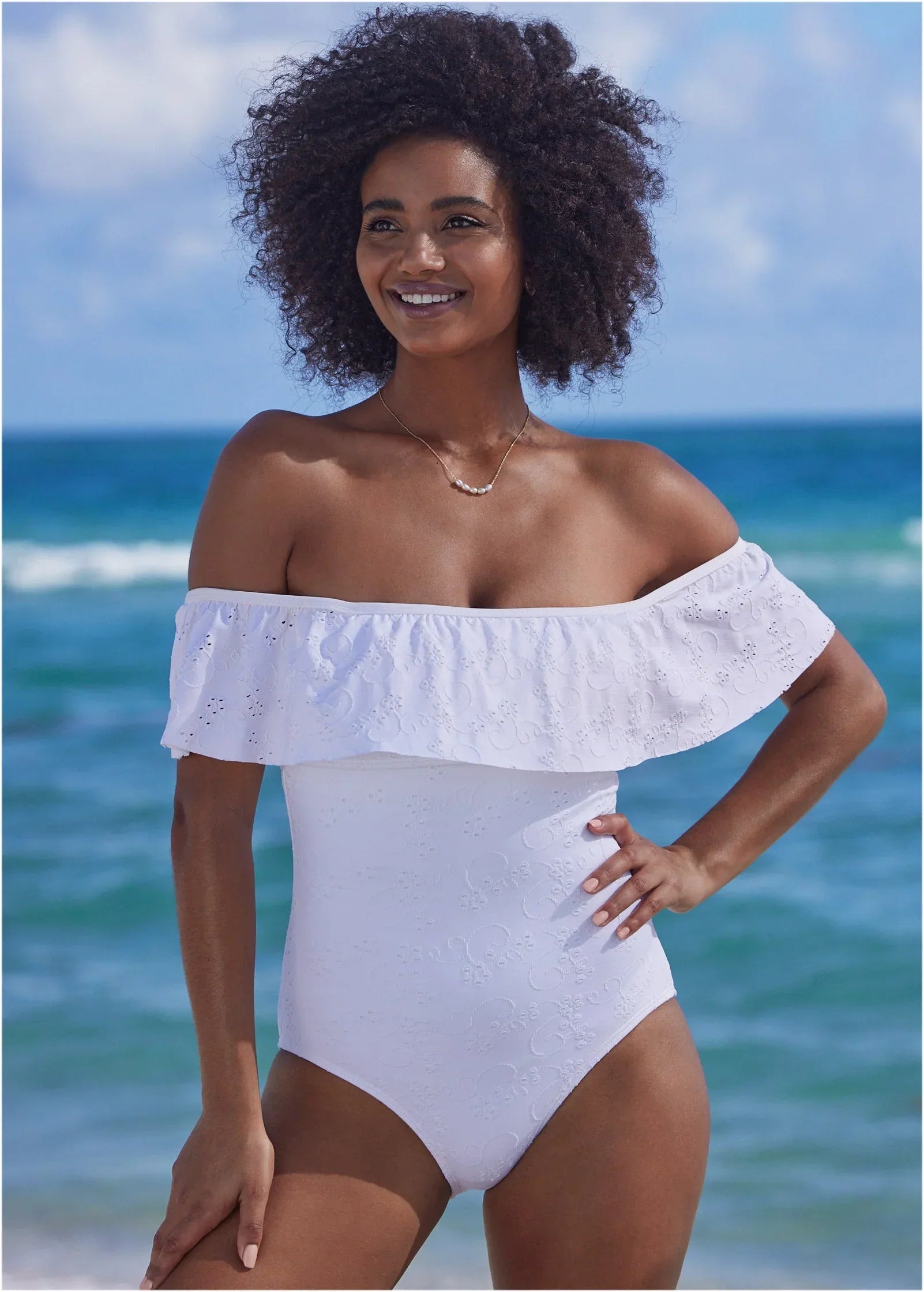 Ruffle One Piece Lovely Lady