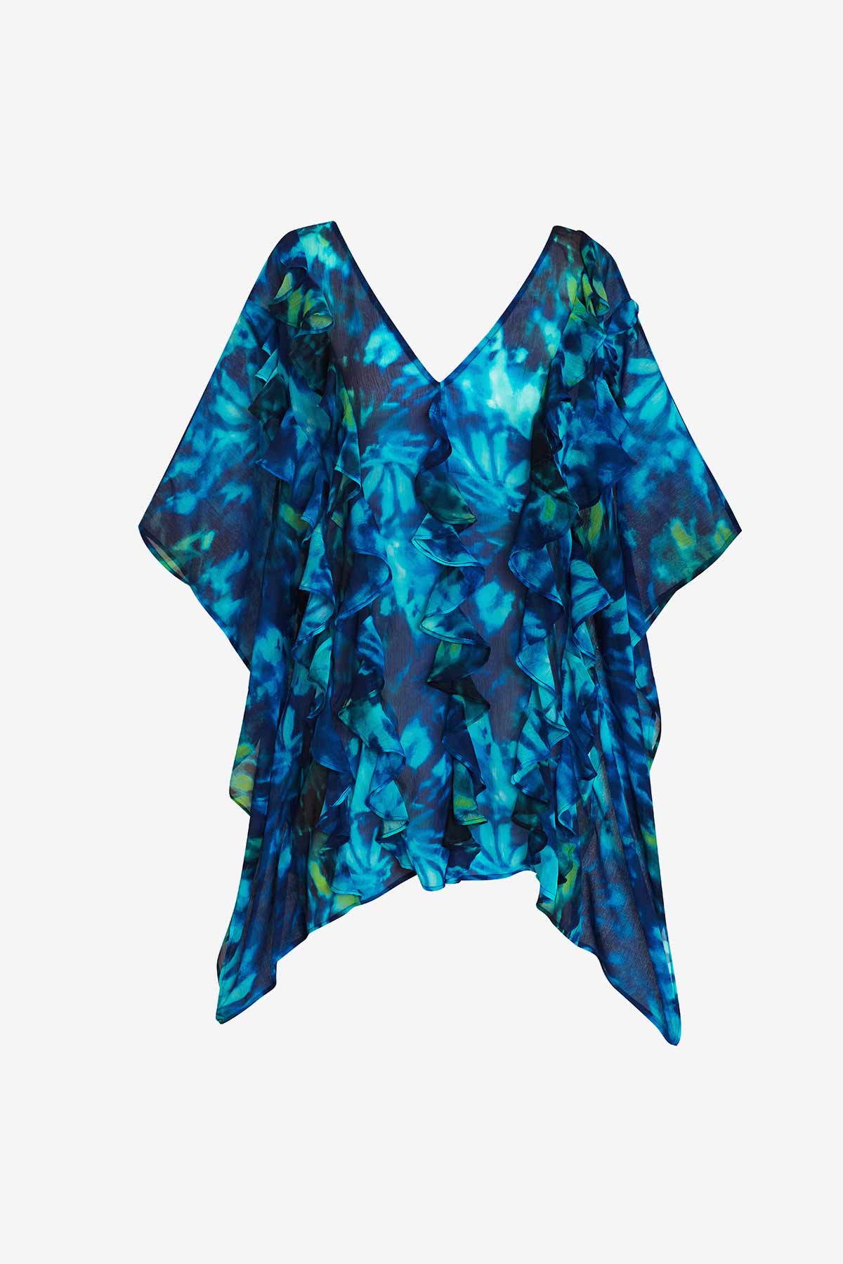 Breeze Poncho Saltwater Tie Dye