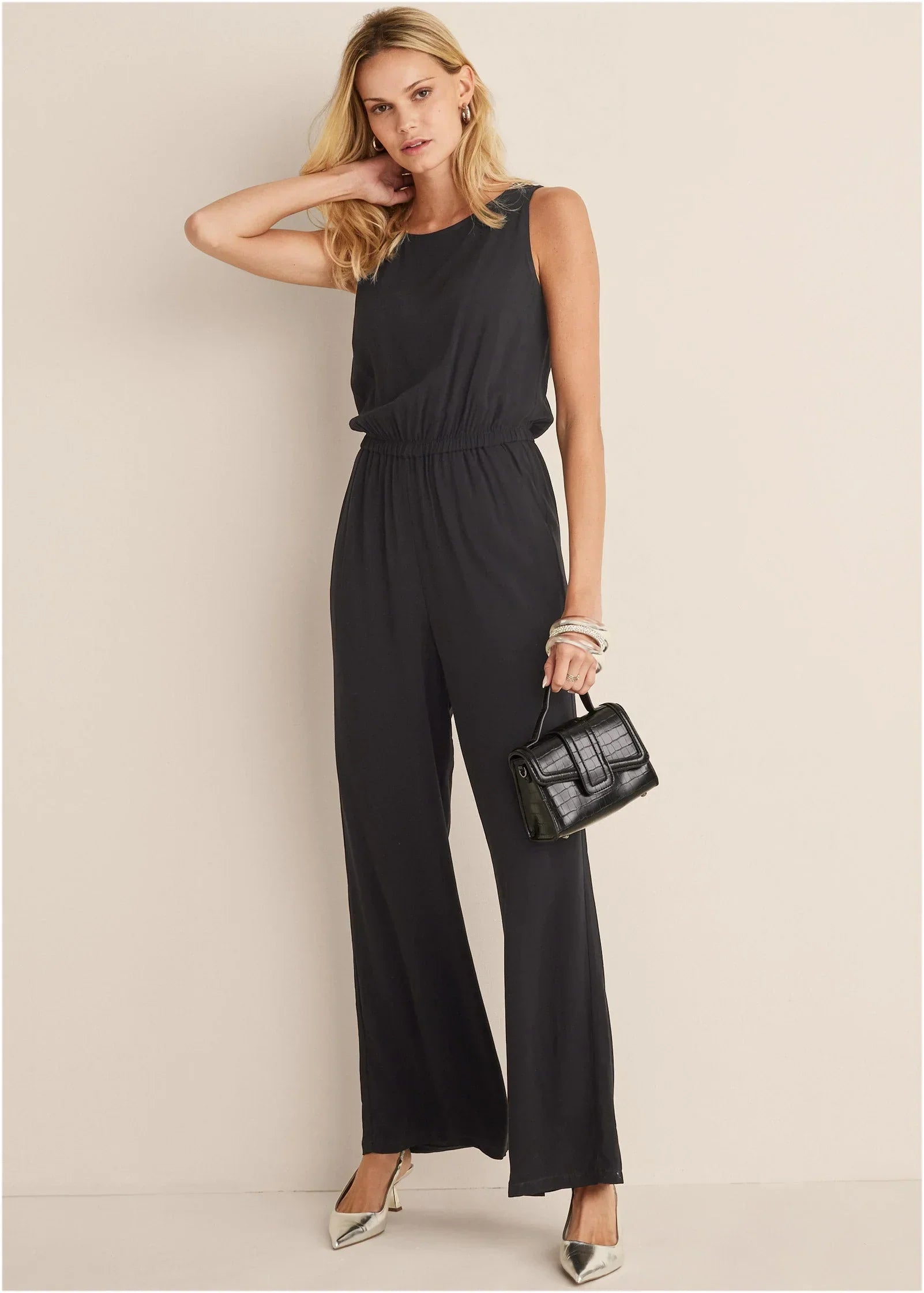 Sleeveless Jumpsuit Black