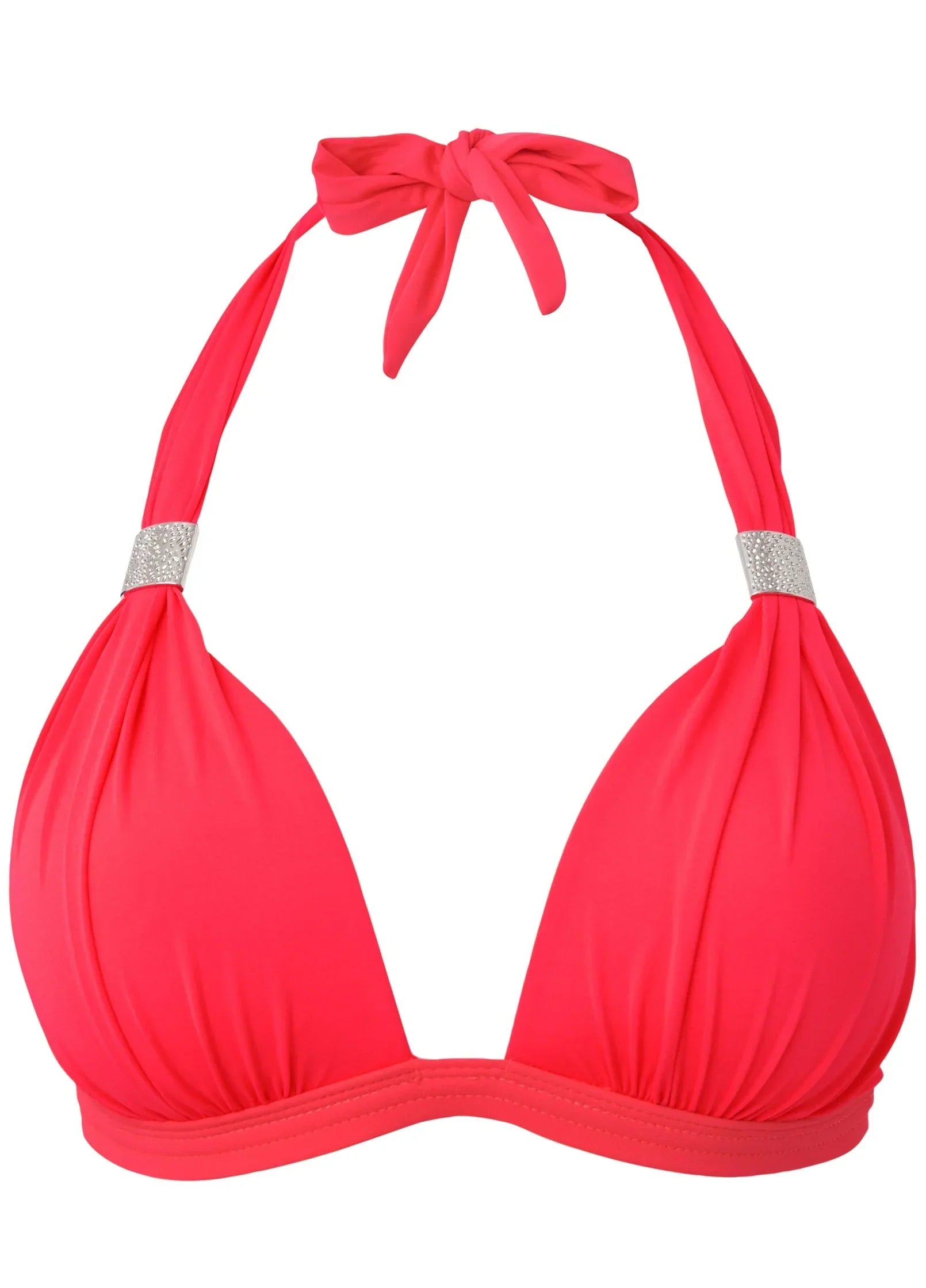 Goddess Push Up Halter Top Sweet Red