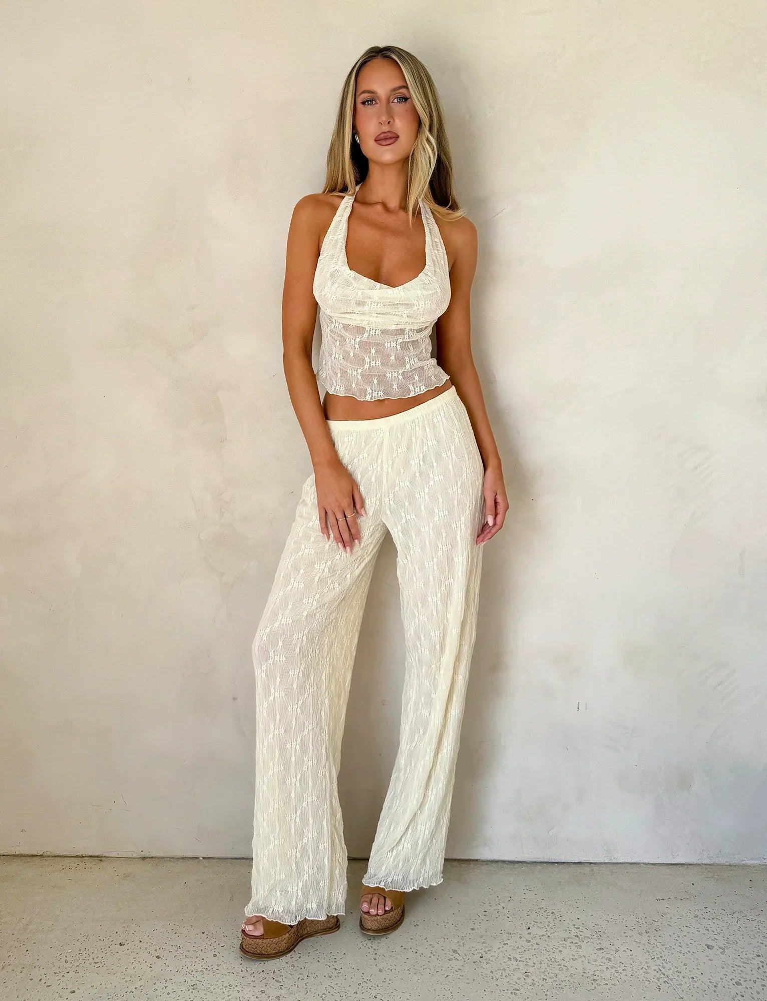 KATERINA PANT IVORY LACE