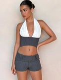 LOTUS TOP CREAM GREY
