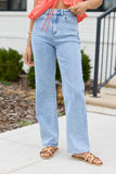 Tatum Light Wash Straight Leg Jeans