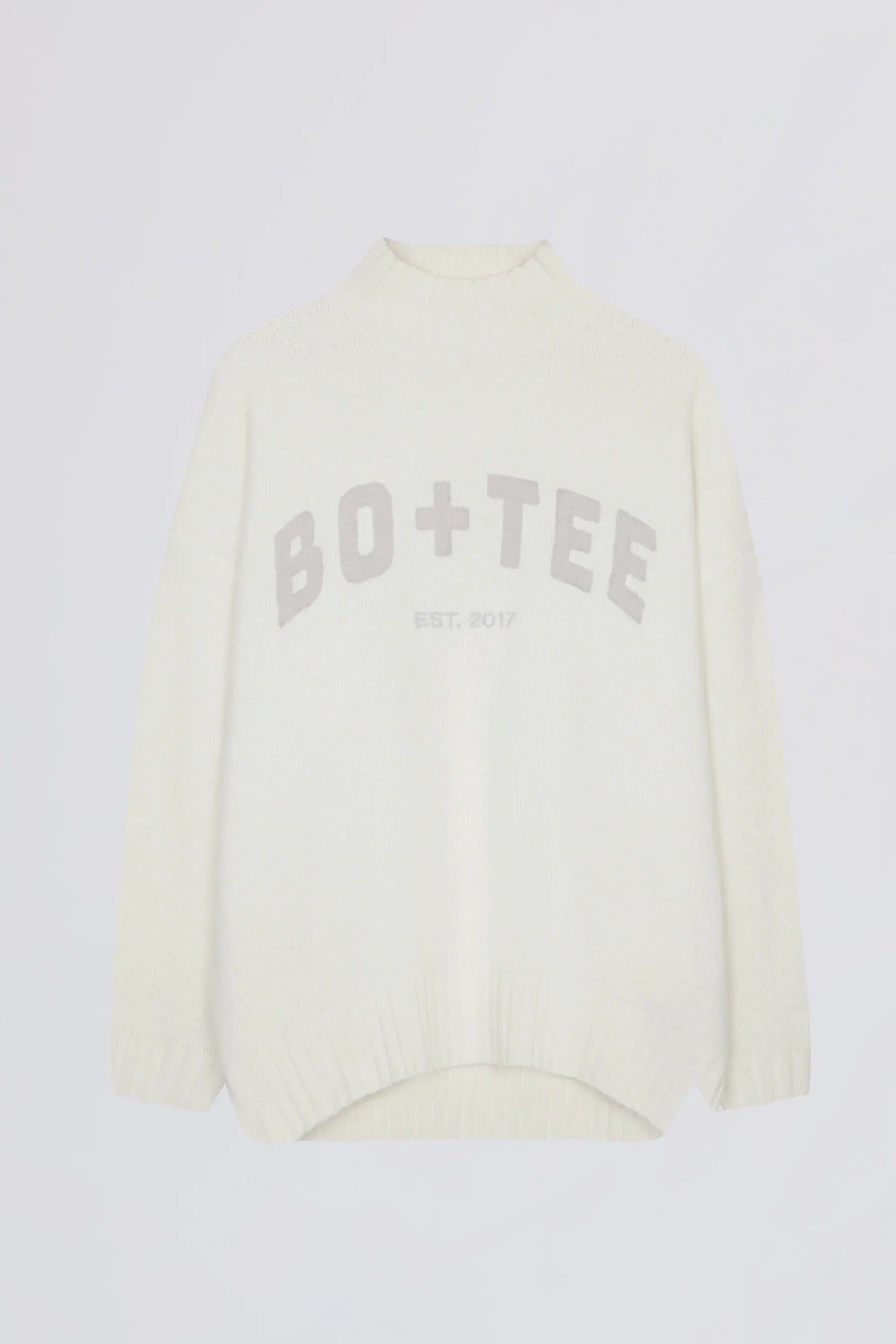 Soft Knit Oversized Jumper in Coconut