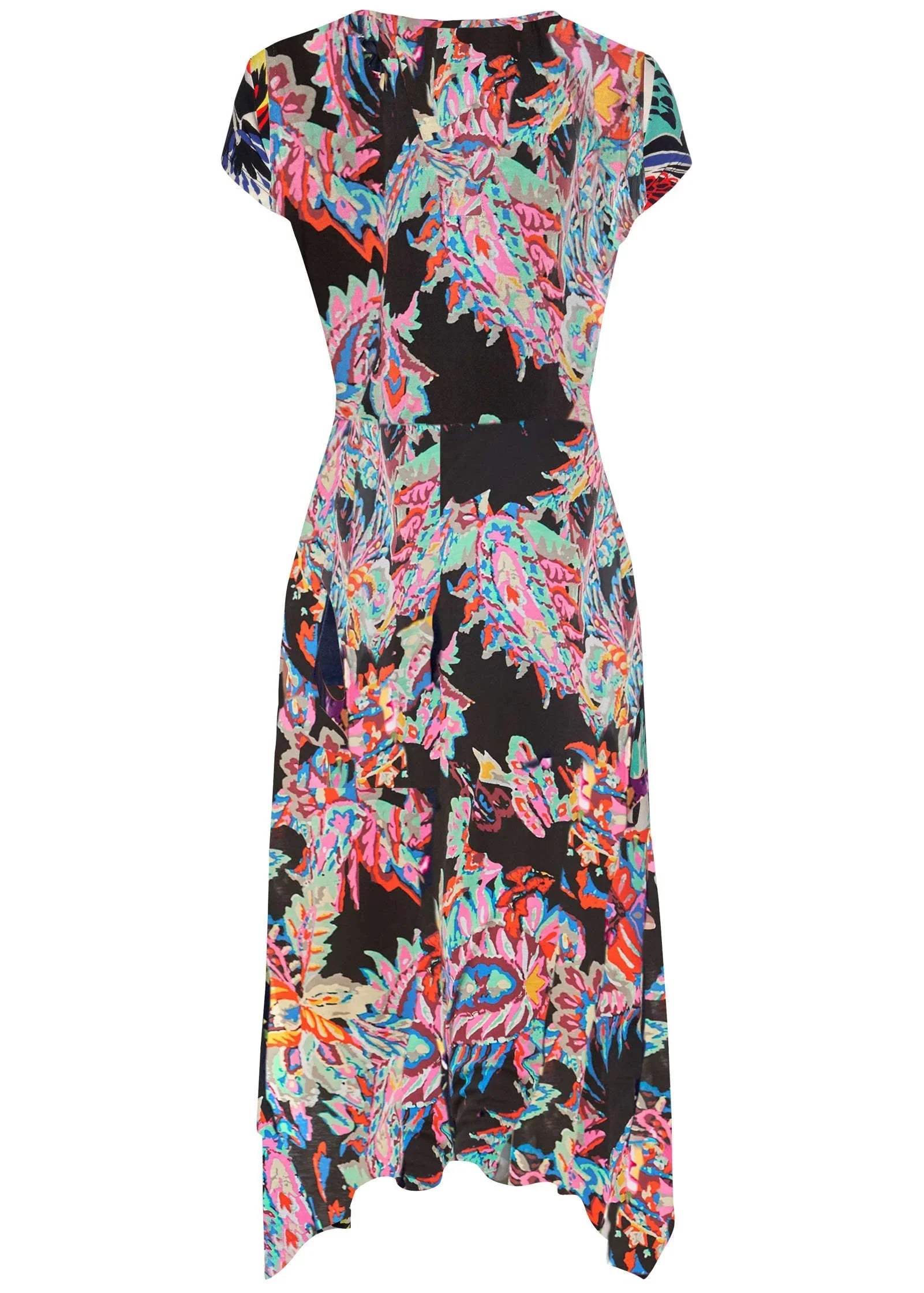 Floral Printed Dress Black Multi