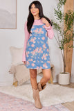 Chase Pink Rose Overall Dress SALE