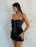 GROVE MINI DRESS BLACK