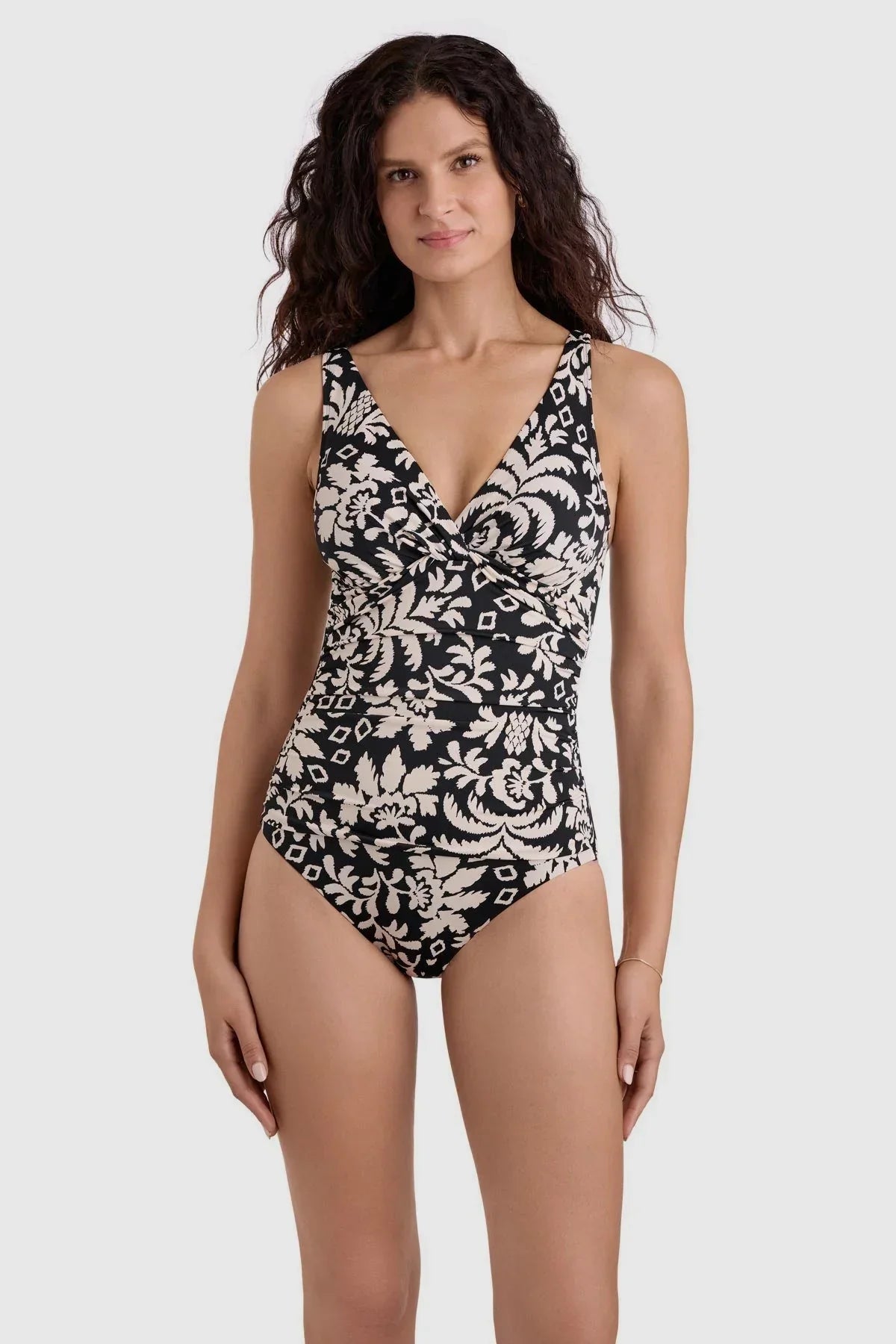 Brynn Twist Underwire One Piece Palm Royale