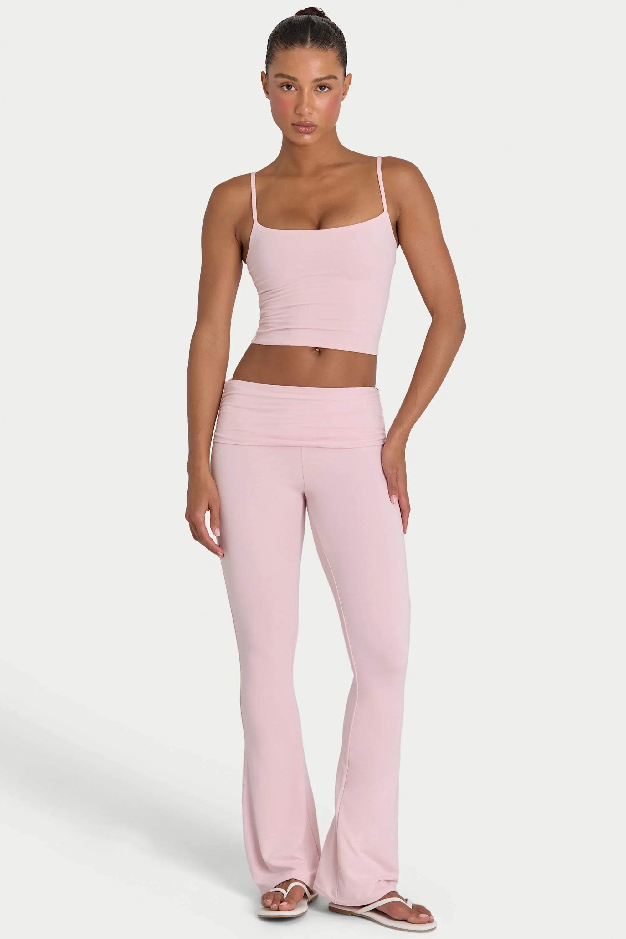 ButterCloud Crop Tank Top in Blush