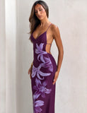 ORIELLE MAXI DRESS PLUM ORCHID