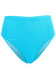 High Waist Bikini Bottom Aqua