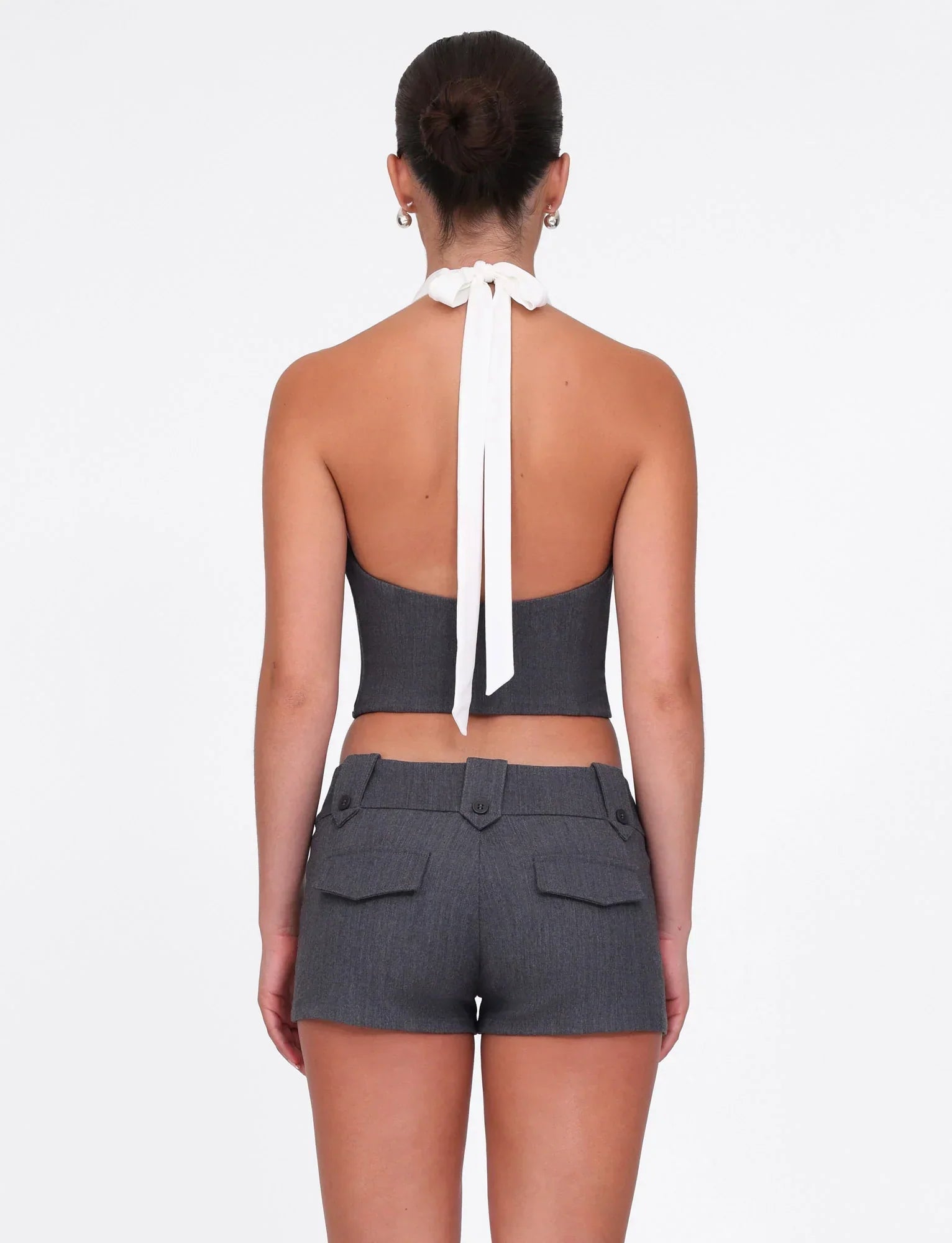 LOTUS TOP CREAM GREY