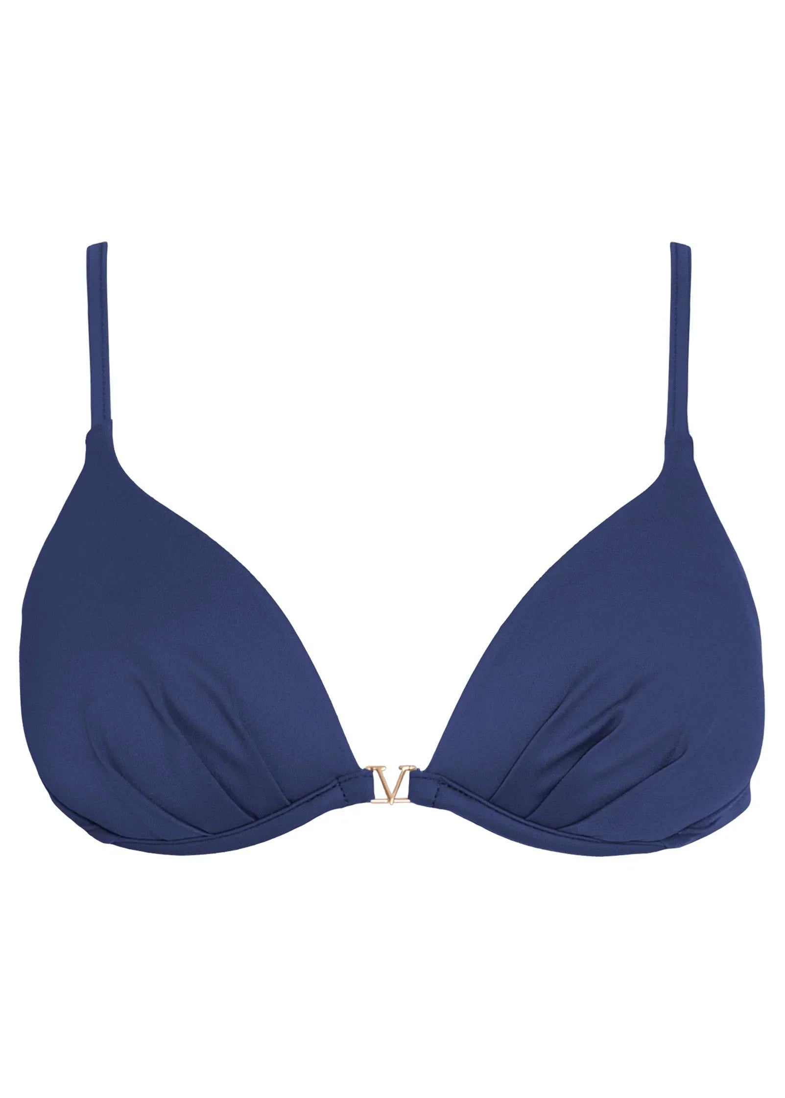 Push Up Bikini Top Ultramarine Blue