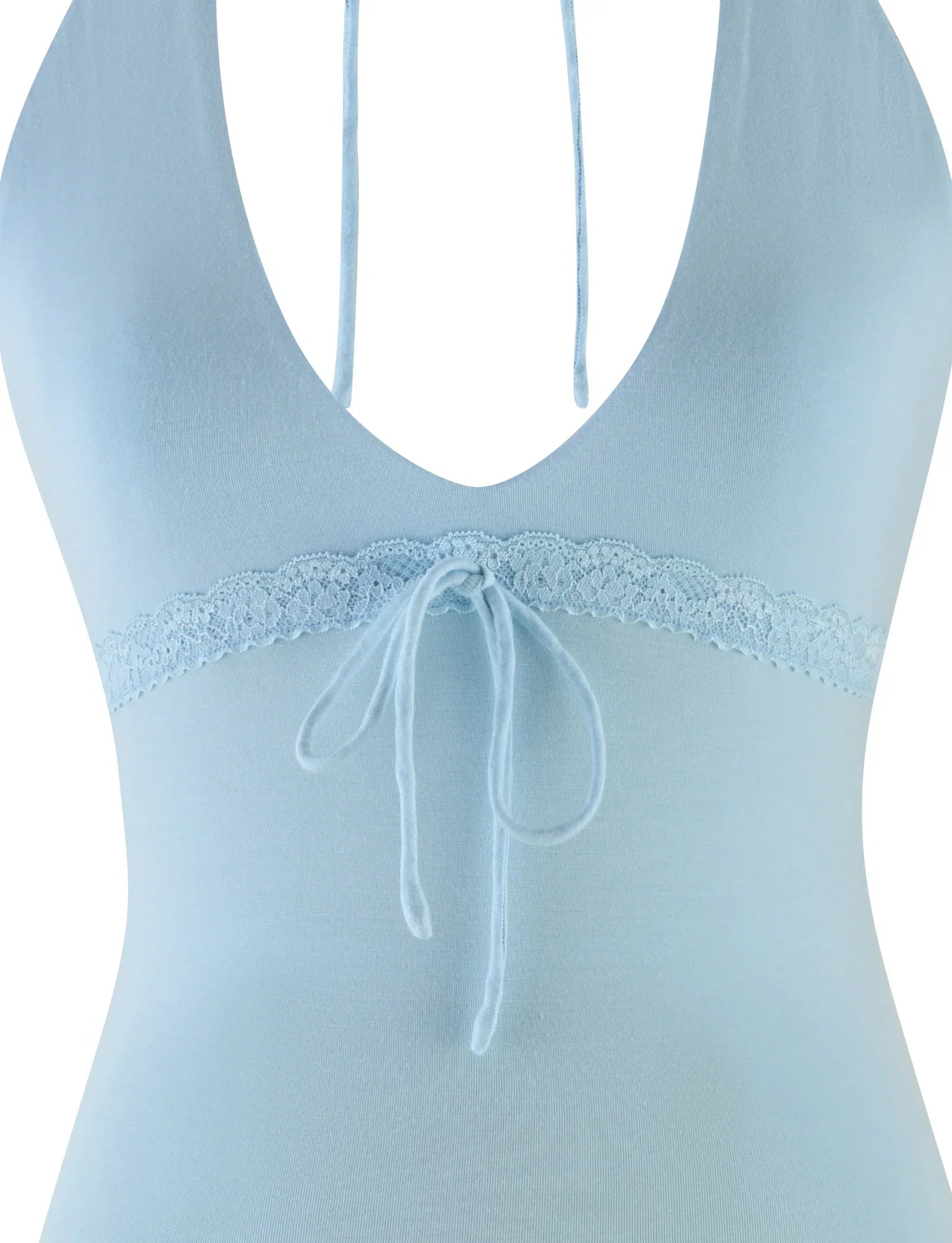 MELLIE HALTER TOP BLUE BABY BLUE