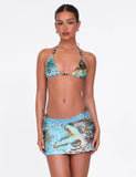 FINLEA MINI SKIRT MULTI ANIMAL BUTTERFLY ANIMAL