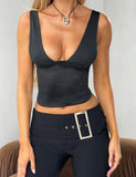 LUNARIA TOP BLACK