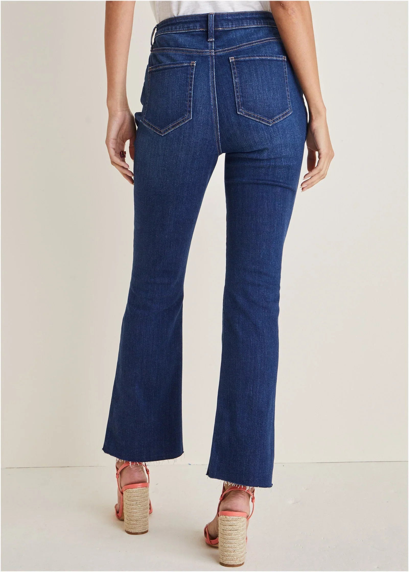 Brigitte Kick Flare Jeans Dark Wash