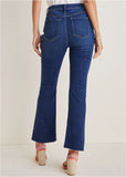 Brigitte Kick Flare Jeans Dark Wash