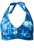 Heavenly Halter Top Blew Tie Dye