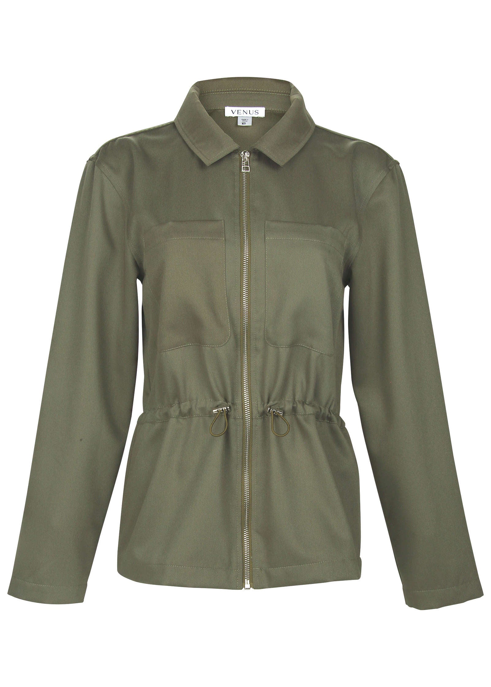 Twill Utility Jacket Olive