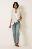 Evan Linen Stripe Blazer