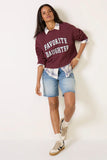 Cropped Collegiate Sweatshirt