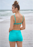 Push Up Bikini Top Aqua Reef