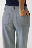 Lily Stripe Cropped Pant