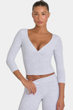 ButterCloud Top in Grey Marl